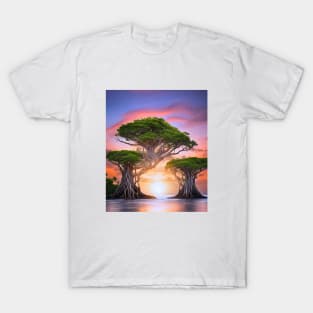 Surreal Banyan Sunset T-Shirt